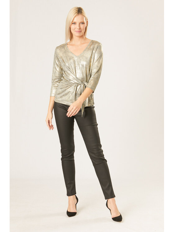 QUIOSQUE QUIOSQUE Halenka POSYP BLOUSE Béžová Regular Fit