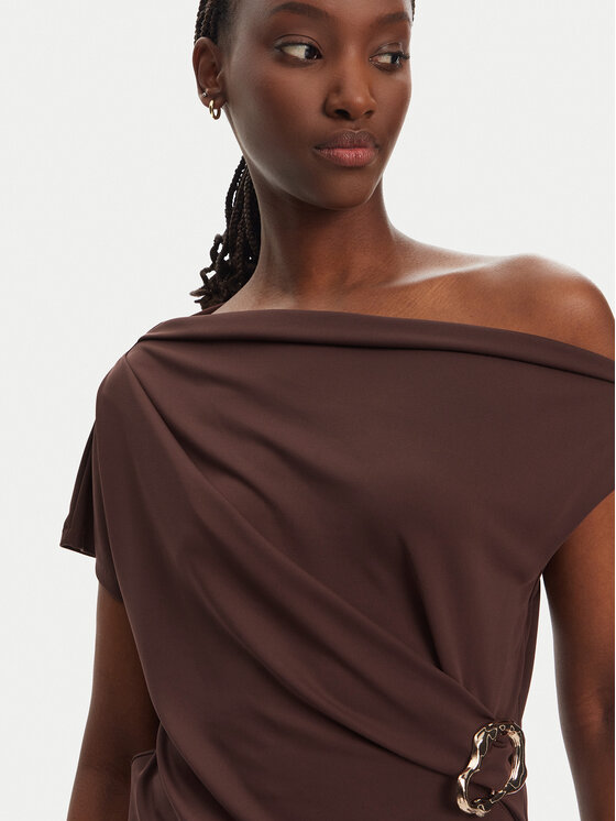 Rinascimento Rinascimento Bluse CFC0123483003 B401 Braun Regular Fit