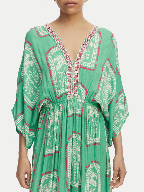 LOLA CASADEMUNT LOLA CASADEMUNT Vestito estivo LS2616049 Verde chiaro Relaxed Fit