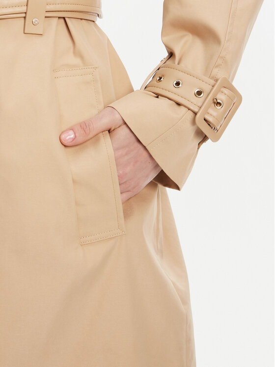 Guess Guess Trench W5YL02 WHDF1 Bej Regular Fit