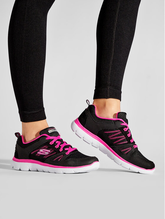 Skechers Skechers Sneakersy New World 12997/BKHP Černá