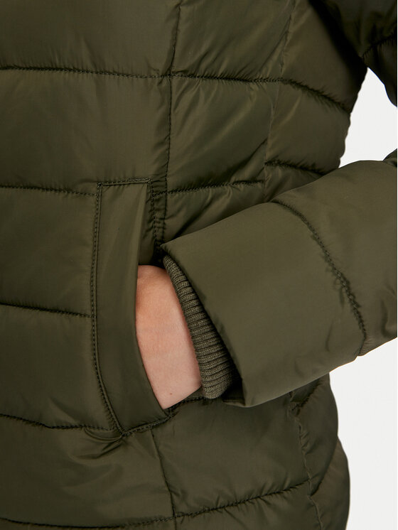 Tommy Jeans Tommy Jeans Zimní bunda Basic DW0DW18311 Zelená Slim Fit