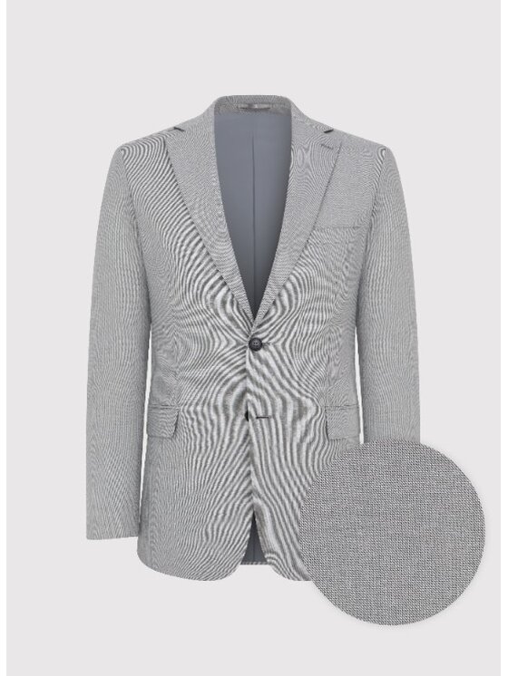 Pako Lorente Pako Lorente Marynarka P25SF-3G-011 Szary Slim Fit