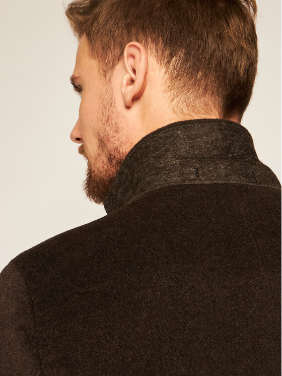 Cappotto di lana Storik 7126 9049 Marrone Regular