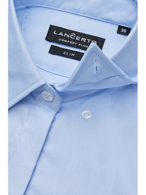 Lancerto Lancerto Koszula Agnese Slim KO073126000006 Niebieski Slim Fit