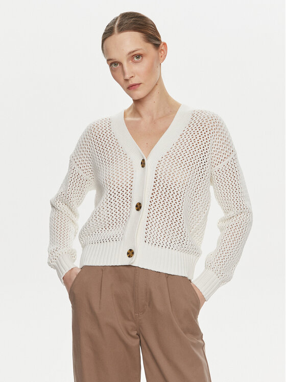 Gap Cardigan 854777 Alb Relaxed Fit