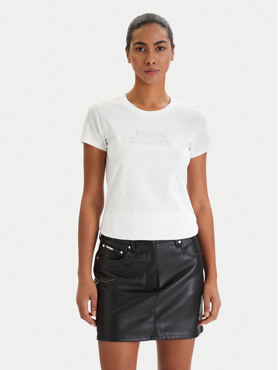 Armani Exchange Armani Exchange Футболка XW002293 AF17173 U0002 Білий Slim Fit