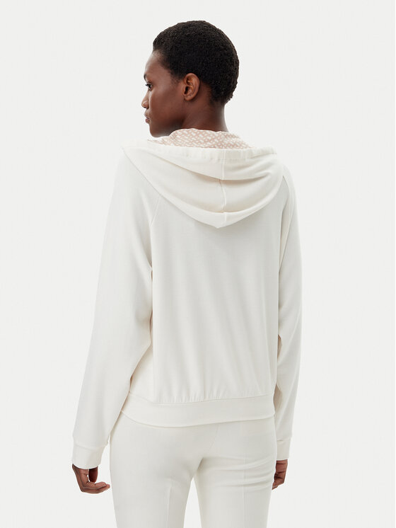BOSS BOSS Mikina 50535842 Écru Regular Fit