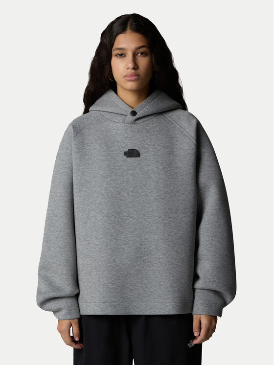 The North Face Mikina NF0A89C0 Sivá Relaxed Fit