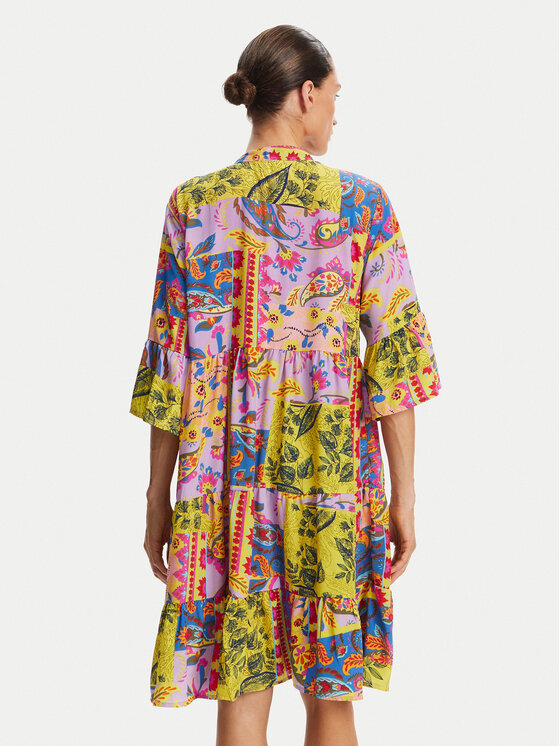 Iconique Iconique Літня сукня IC25-124 Кольоровий Relaxed Fit