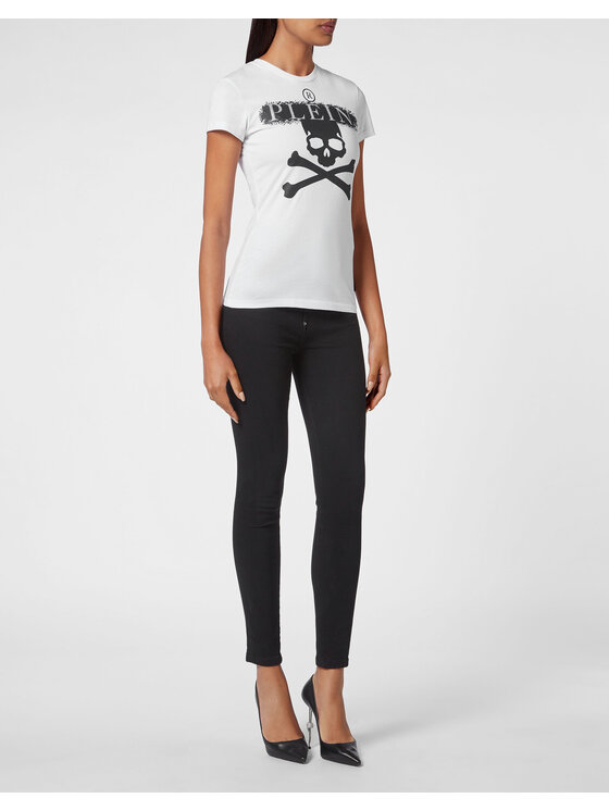 PHILIPP PLEIN PHILIPP PLEIN T-shirt 3229 Bianco Regular Fit