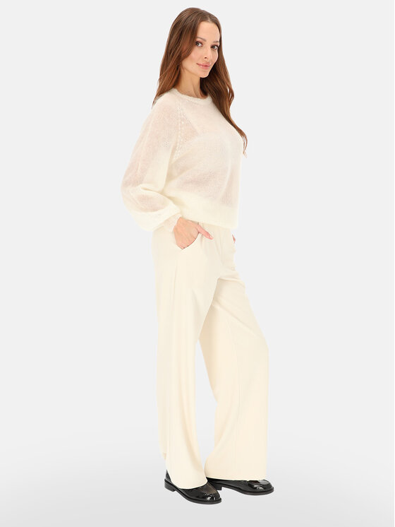 L’AF L’AF Sweter Kora Kremowy Regular Fit