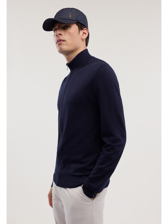 Trussardi Trussardi Cardigan M0188000085N034 Blu Regular Fit