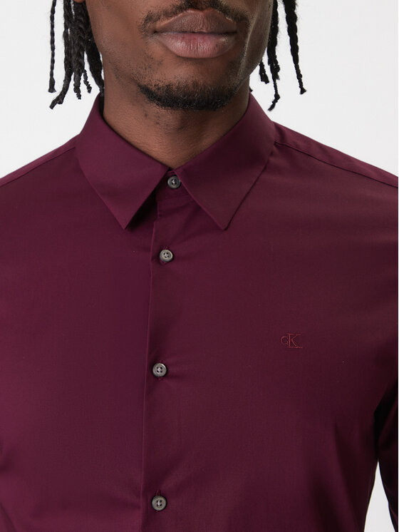Calvin Klein Calvin Klein Риза LV04LB145G Виолетов Slim Fit