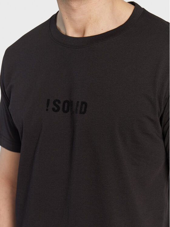 Solid Solid Majica Daniels 21107463 Črna Regular Fit