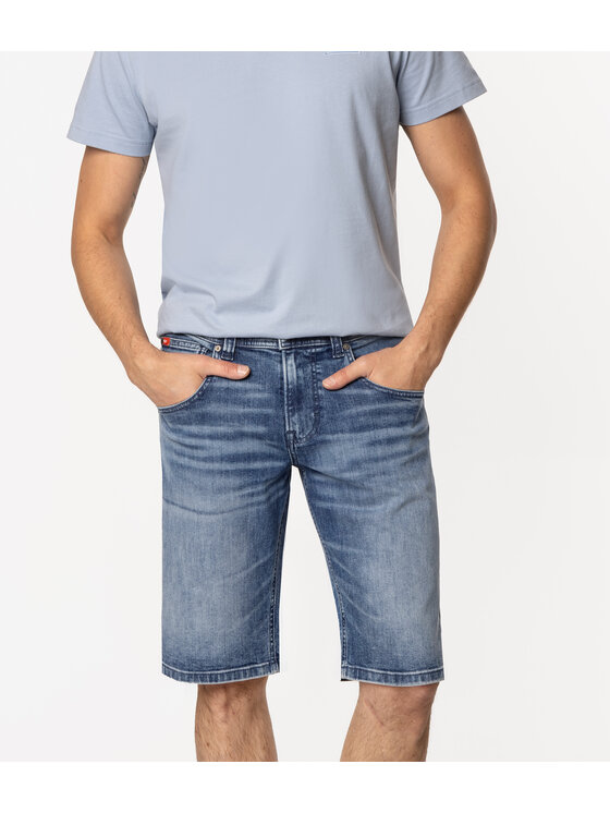 Lee Cooper Lee Cooper Bermudy CHICAGO 1599 Niebieski Regular Fit