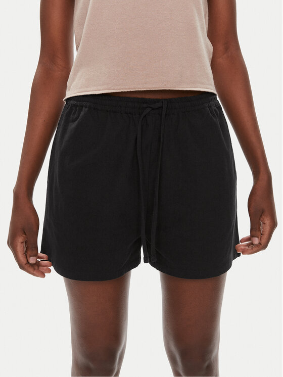 Brave Soul Brave Soul Stoffshorts LSRT-548ORCHIDBL Schwarz Straight Fit