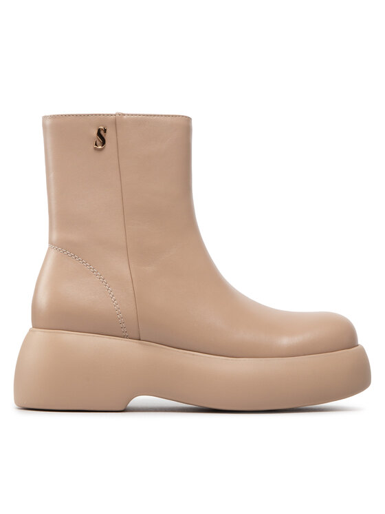 Simple Simple Stiefeletten SL-26-02-000039 Beige