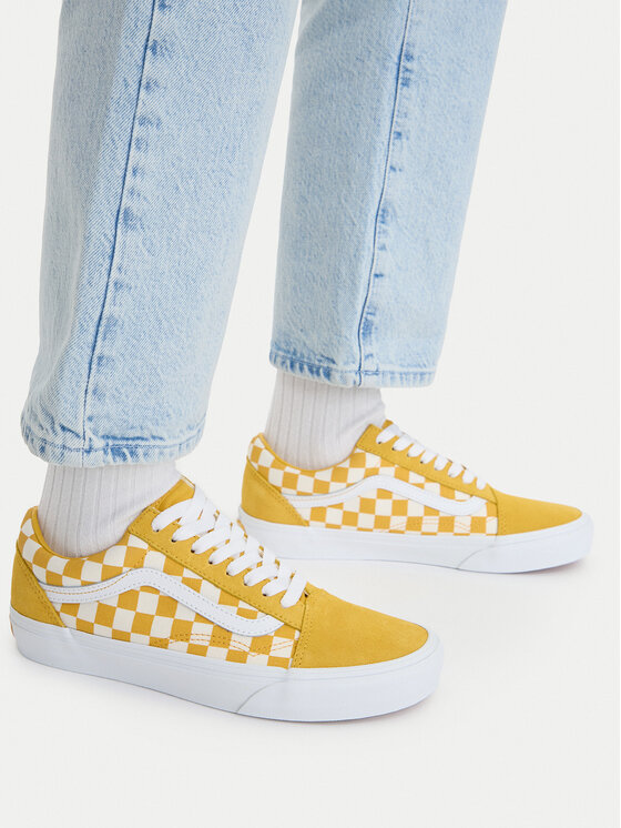 Vans Vans Scarpe sportive Old Skool Checkerboard VN000DB3ZX71 Giallo