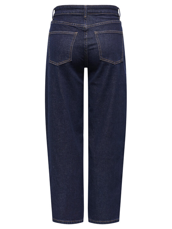 ONLY ONLY Jeansy Emily 15356761 Tmavomodrá Mom Fit