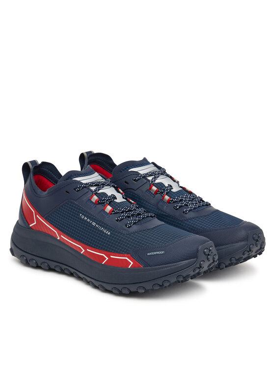 Tommy Hilfiger Tommy Hilfiger Sneakers The Canyon X M Mix Runner Wpm FM0FM06066 Blu scuro