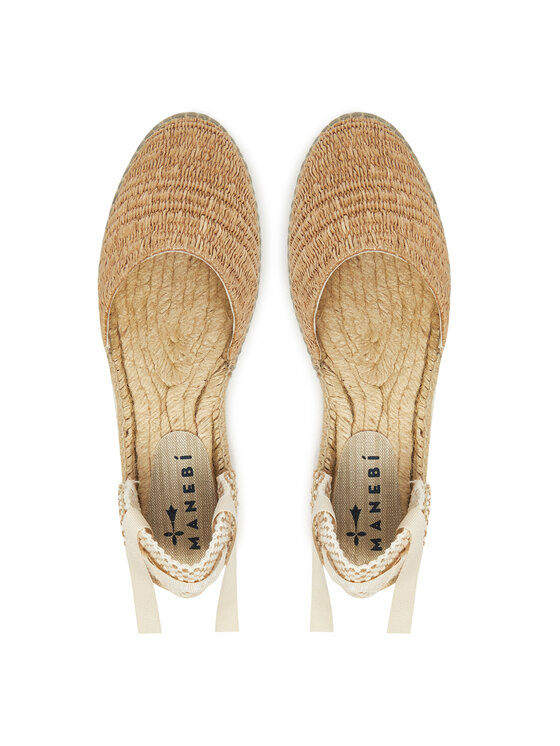 Manebi Manebi Espadrilles H 1.5 P0 Beige