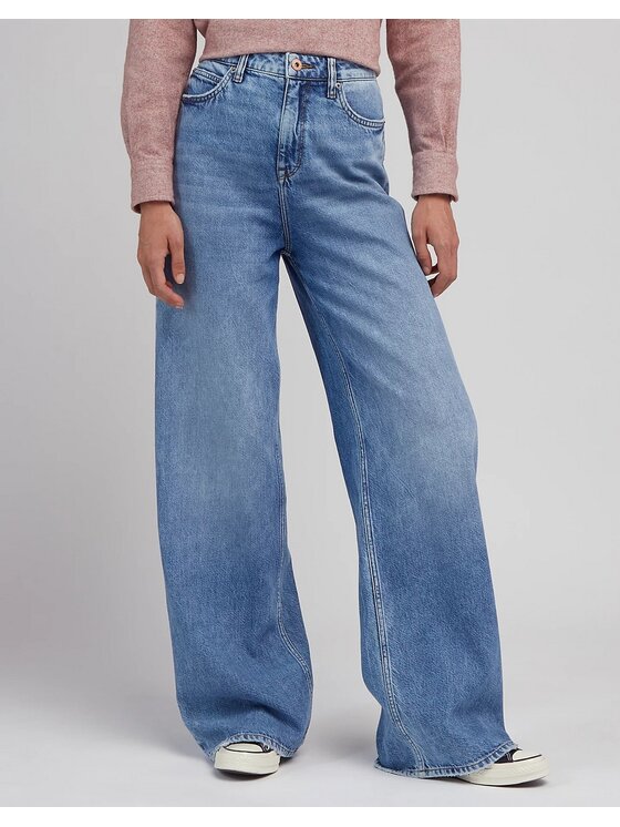 Lee Lee Jeansy Stella A Line Take The Hint Niebieski Bootcut Fit