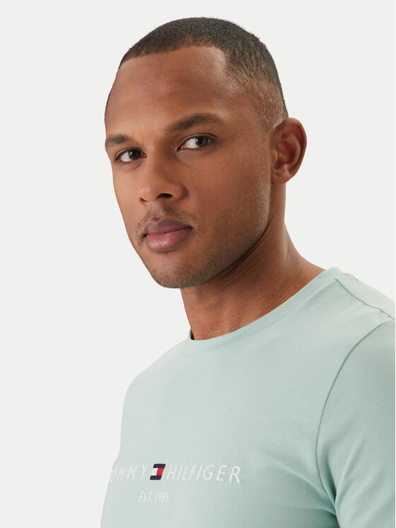 Tommy Hilfiger Tommy Hilfiger Тишърт Logo MW0MW11797 Зелен Regular Fit
