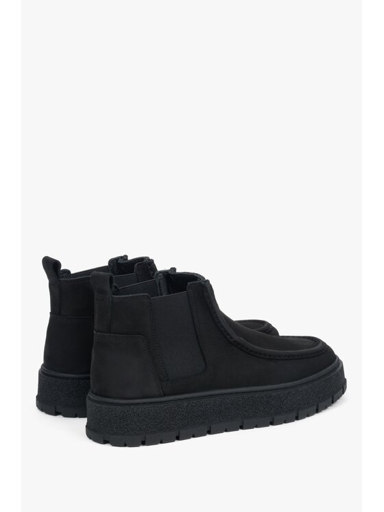 Estro Estro Kotníková obuv s elastickým prvkem ER00118326 Černá