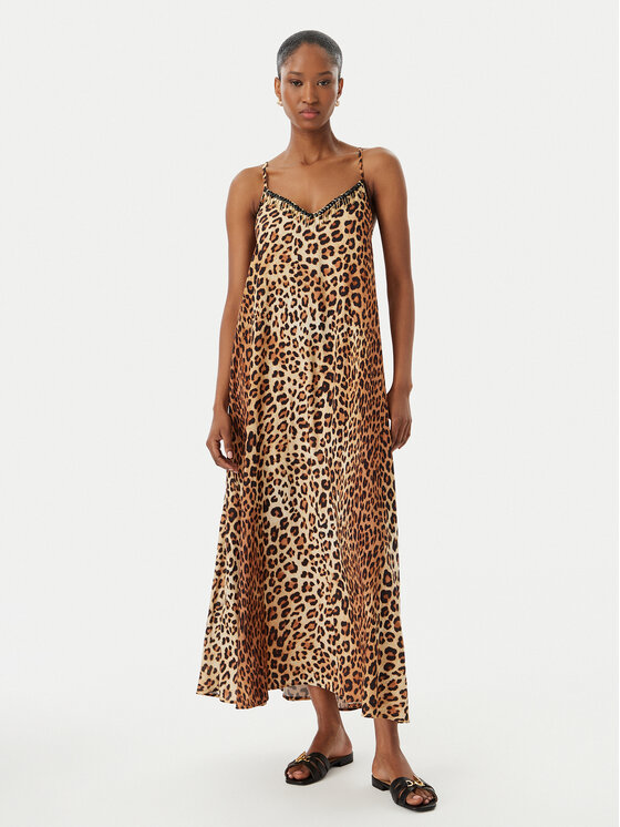 LOLA CASADEMUNT LOLA CASADEMUNT Літня сукня LS2616004 Бежевий Relaxed Fit