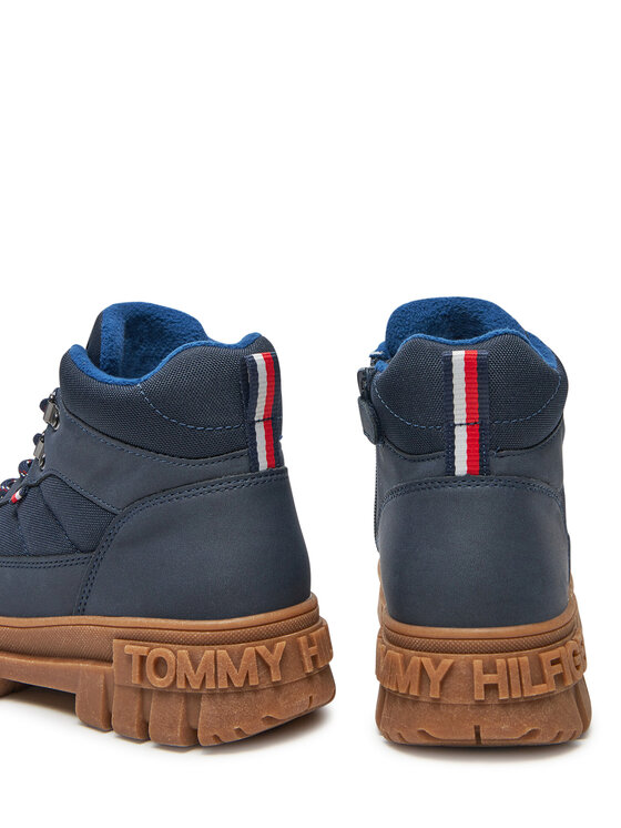 Tommy Hilfiger Tommy Hilfiger Bakancs Lace-Up Bootie T3X5-33707-1492 S Sötétkék