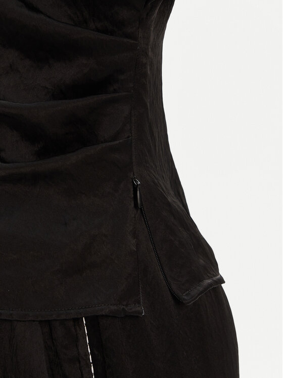 PINKO PINKO Bluză 104596 A2BU Negru Regular Fit