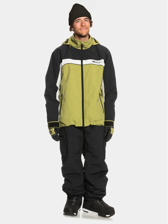 Quiksilver Quiksilver Lyžiarska bunda Live Wire Snjt EQYTJ03408 Zelená Regular Fit