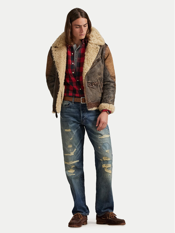 Polo Ralph Lauren Polo Ralph Lauren Cămașă 710P00517001 Roșu Regular Fit