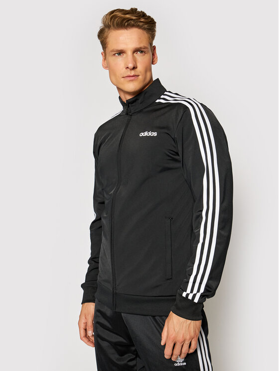 Adidas essential 3 stripe jacket best sale