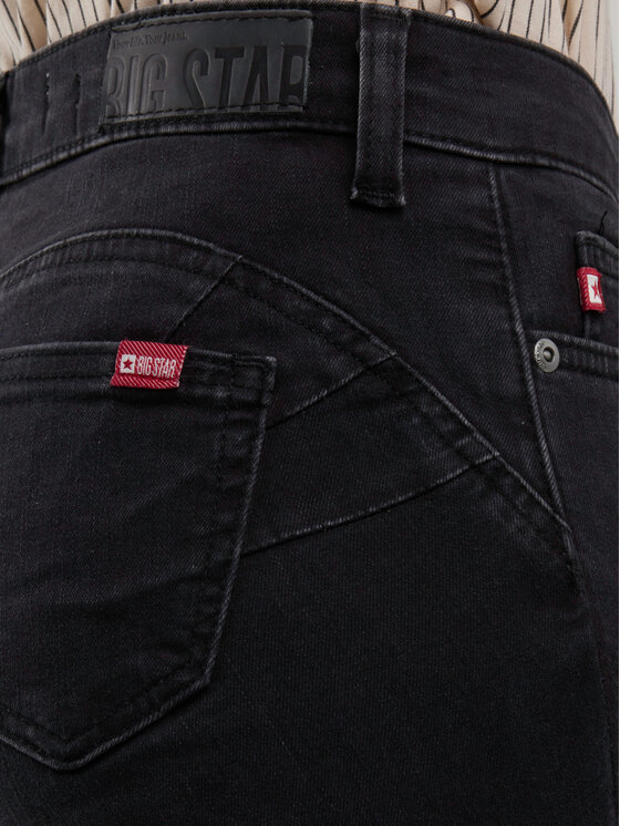 BIG STAR BIG STAR Jeansy MELINDA HIGH WAIST Szary Skinny Fit