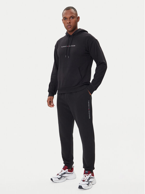 Tommy Hilfiger Tommy Hilfiger Teplákové kalhoty UM0UM03664 Černá Regular Fit