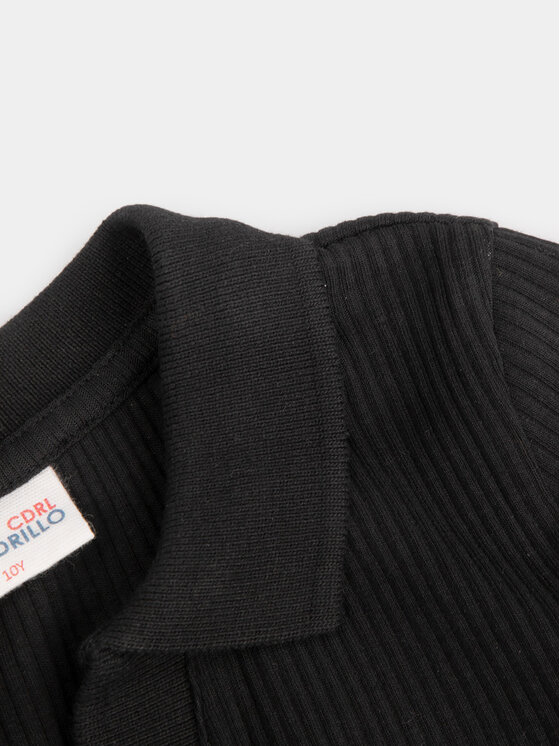 Coccodrillo Coccodrillo Bluse WC4143205CEJ Schwarz Regular Fit