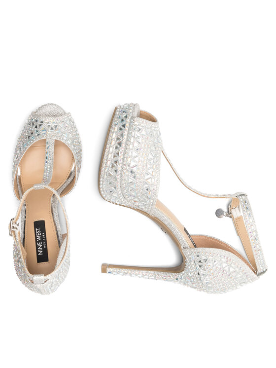Nine West Nine West Sandály NISA SY015-1NW Stříbrná