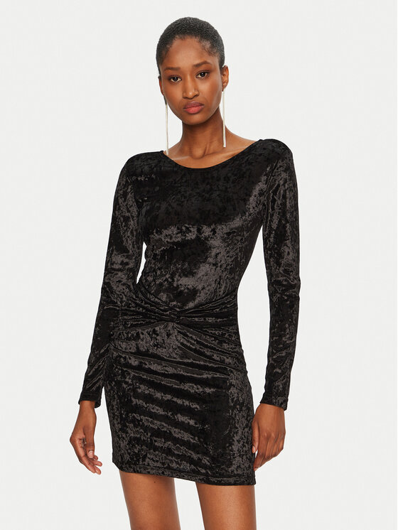 Rinascimento Rinascimento Rochie cocktail CFC0121760003 Negru Regular Fit
