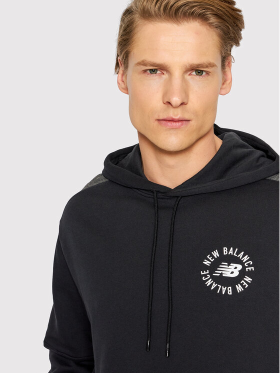 New Balance New Balance Μπλούζα Seasonal MT21900 Μαύρο Relaxed Fit