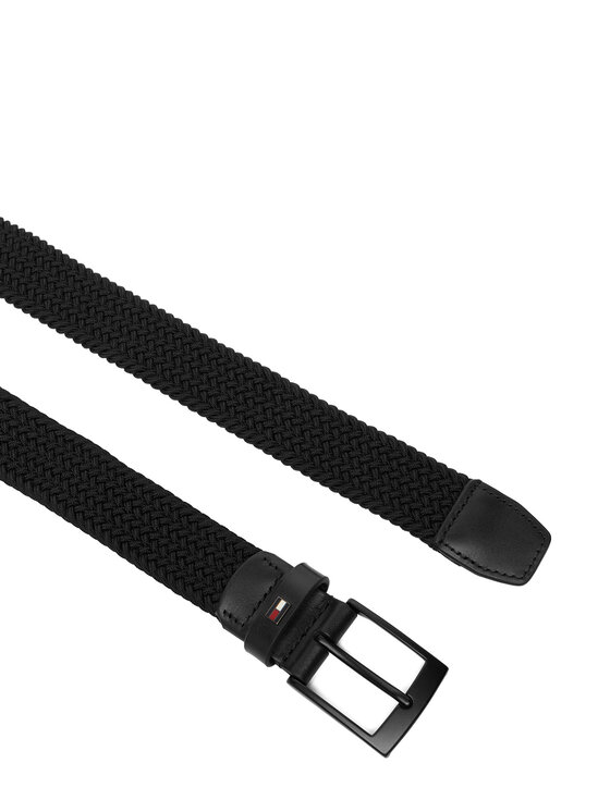Tommy Hilfiger Tommy Hilfiger Herrengürtel Adan 3.5 Elastic AM0AM13824 Schwarz