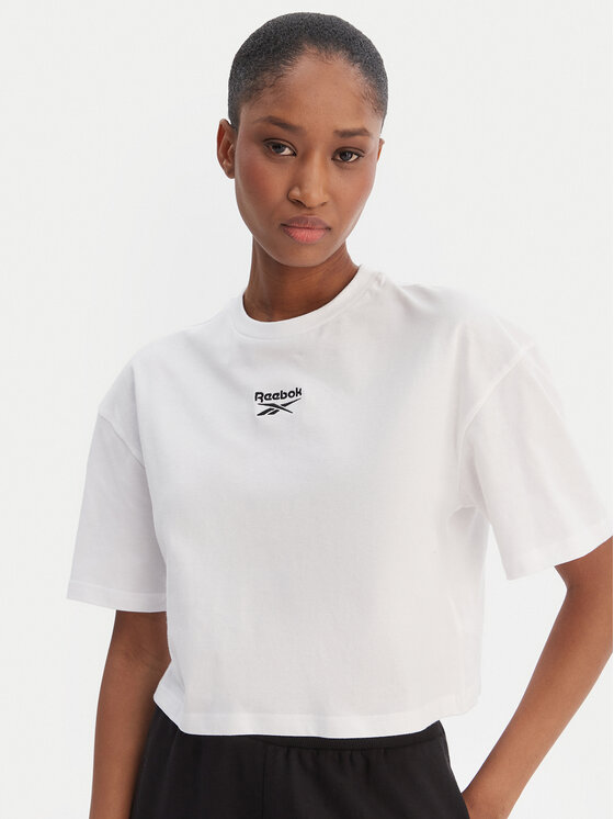 Reebok Reebok T-Shirt Klara RK25503CCW Biały Relaxed Fit