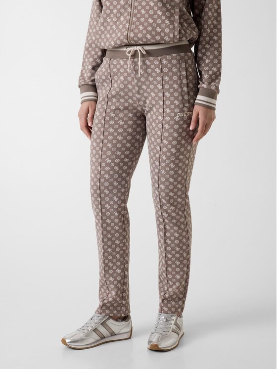 Guess Guess Παντελόνι υφασμάτινο 176829 Καφέ Slim Fit