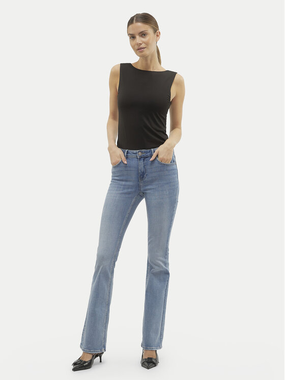Vero Moda Vero Moda Džínsy Flash 10302479 Modrá Flared Fit