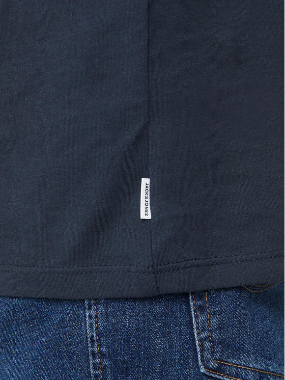 Jack & Jones Jack & Jones T-shirt Orrganic Basic 12156101 Blu scuro Slim Fit