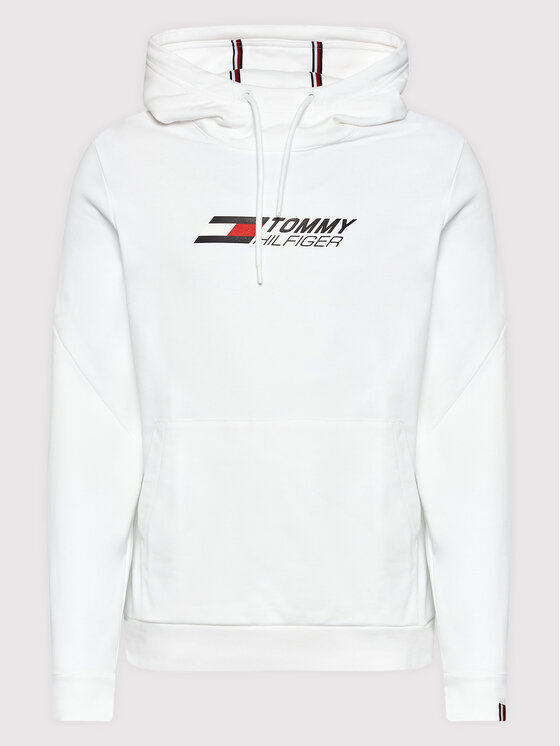 Tommy Hilfiger Tommy Hilfiger Pulóver Essentials MW0MW22742 Fehér Regular Fit