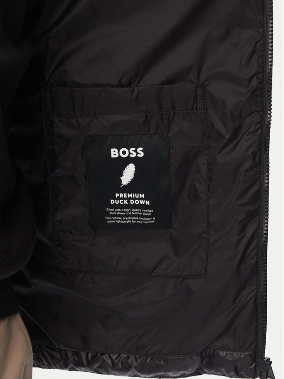 BOSS BOSS Vatovaná bunda H-Dimo 50565656 Černá Regular Fit