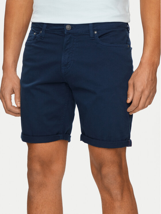 Jack&Jones Kratke Traperice Jpstrick 12248681 Tamnoplava Regular Fit