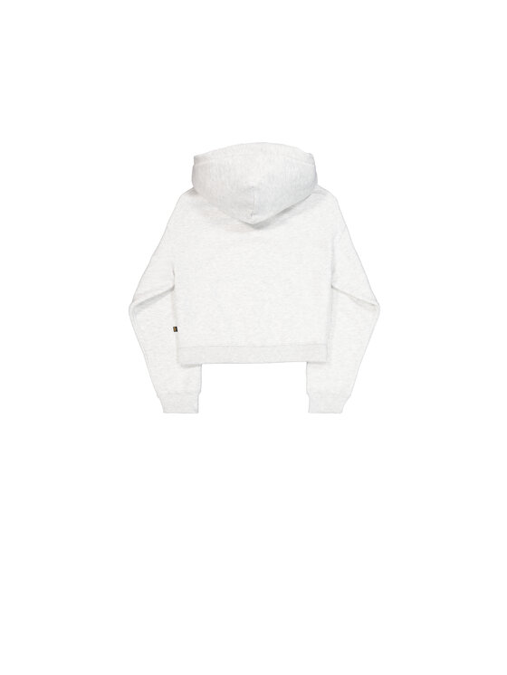 Alpha Industries Alpha Industries Bluza Basic Small Logo Hoodie Women Szary Loose Fit